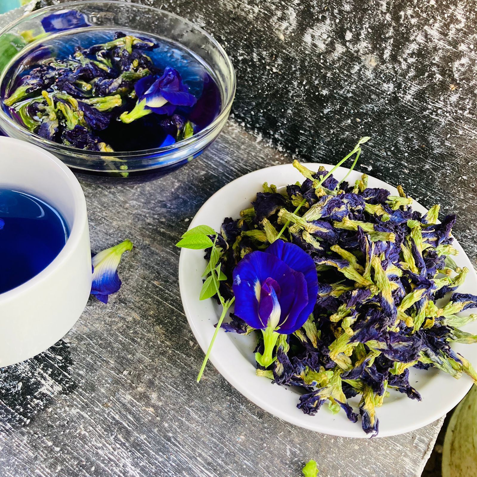 Peflower Tea BUTTERFLY PEA FLOWER TEA | 100% Organic Healthy Drink Herbal Tea| Ceyl ...
