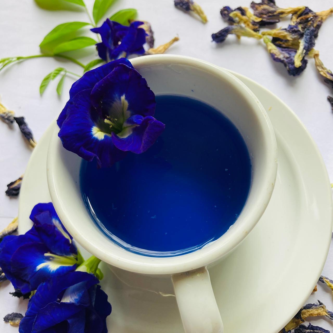 BUTTERFLY PEA FLOWER TEA | 100% Organic Healthy Drink Herbal Tea| Ceylon Charm